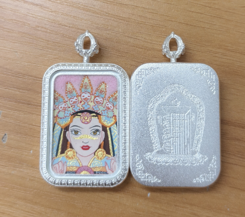 0605GZ74-西藏佛牌-前世今生唐卡（A74）