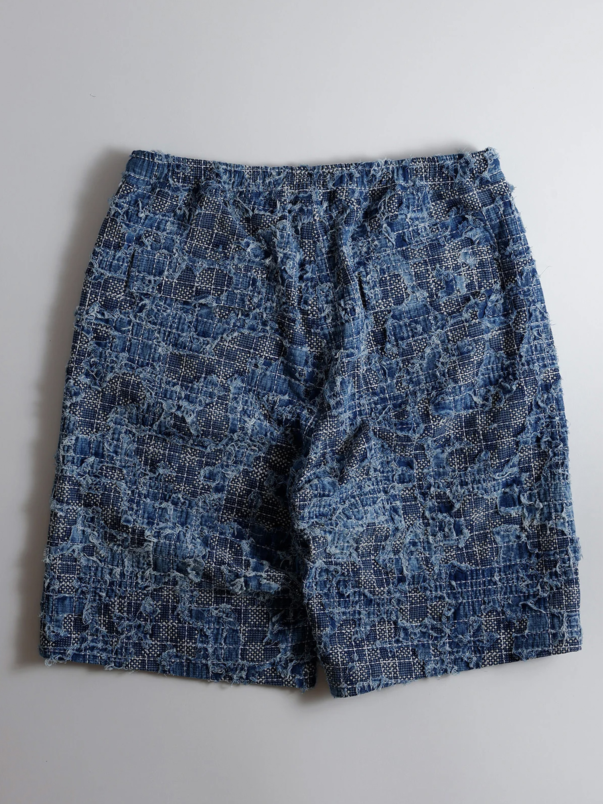 FDMTL BORO SASHIKO SHORTS牛仔短褲