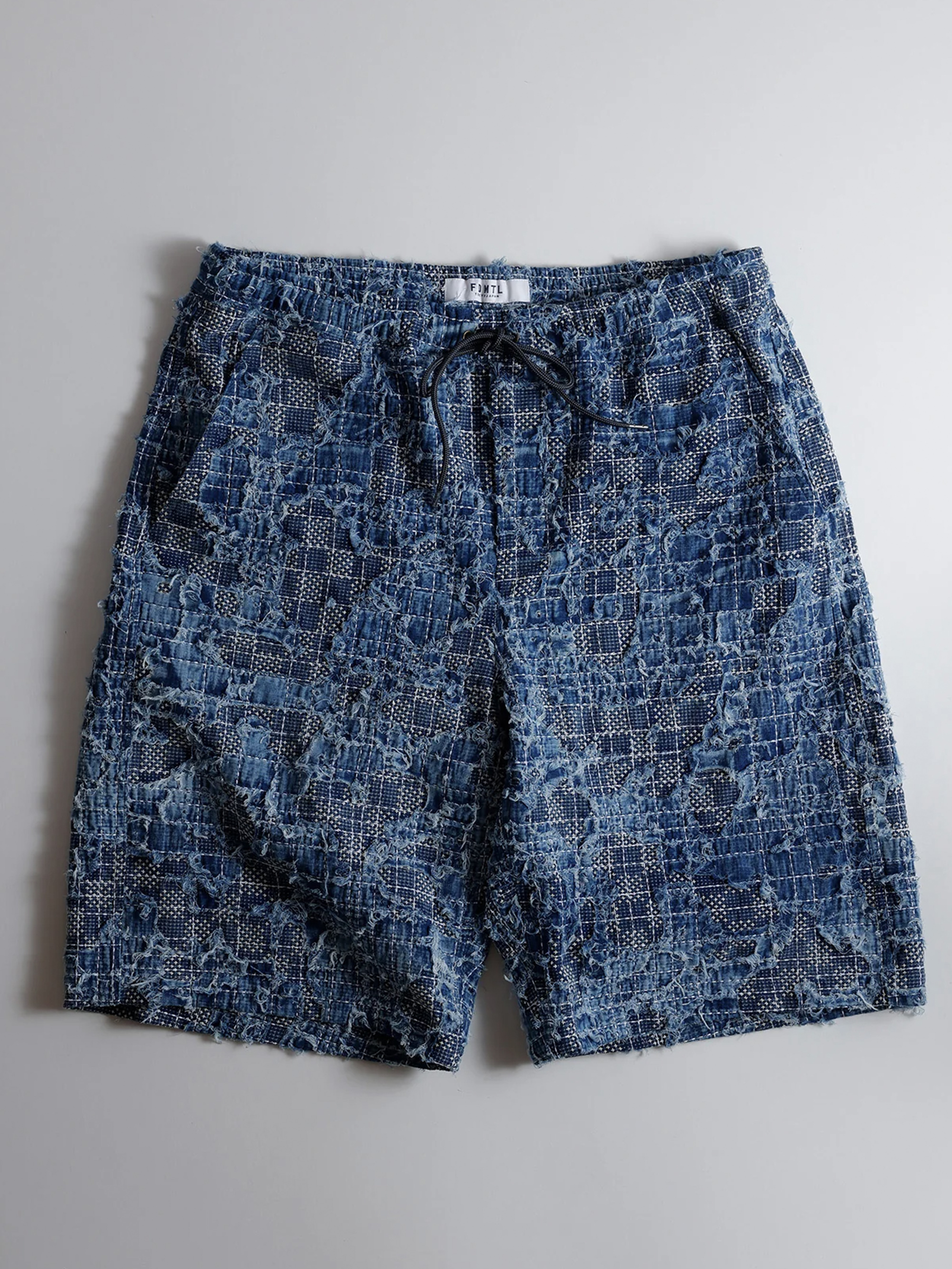 FDMTL BORO SASHIKO SHORTS牛仔短褲