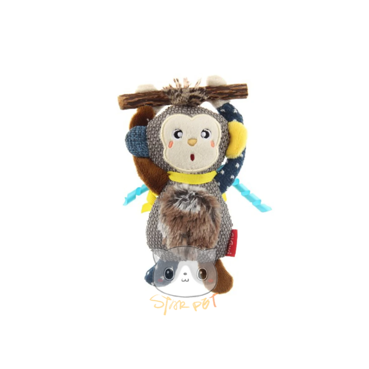 Gigwi Catch & Scratch Monkey Cat Toy
