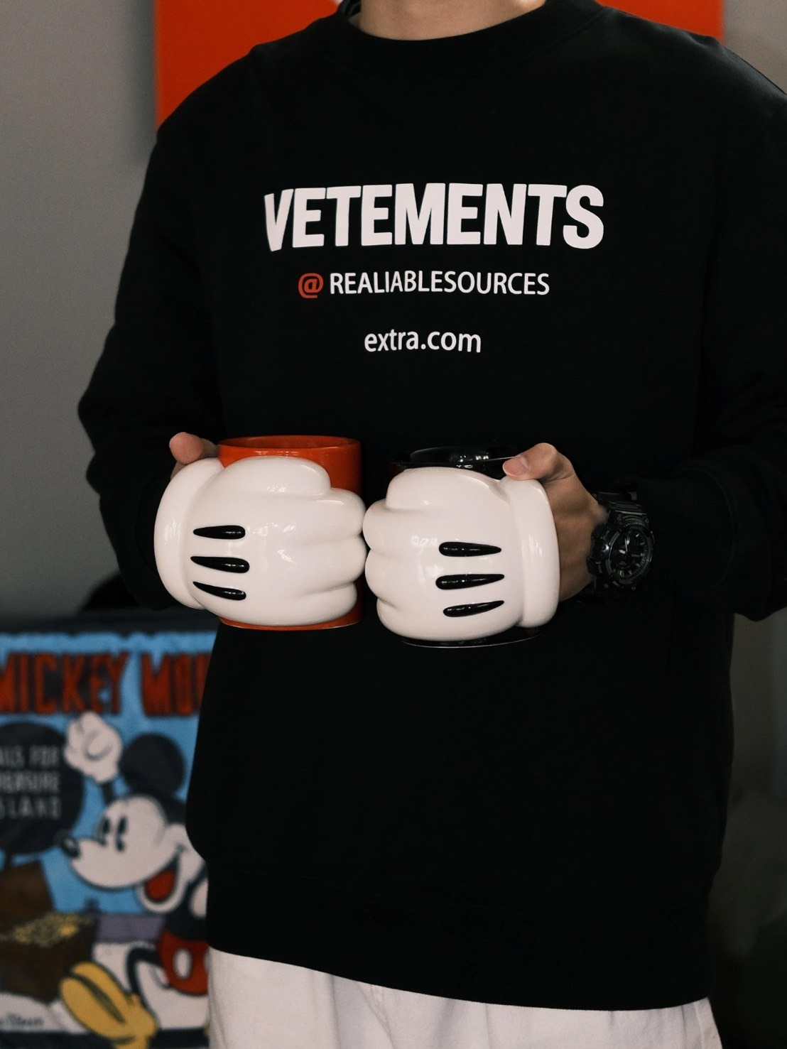 SUNDAY HOME 米奇爪爪情侶套裝馬克杯