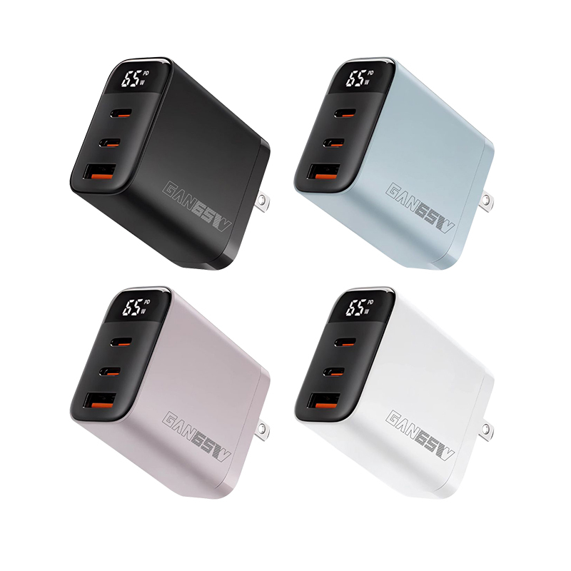 Wephone 65W氮化鎵三孔快速充電器