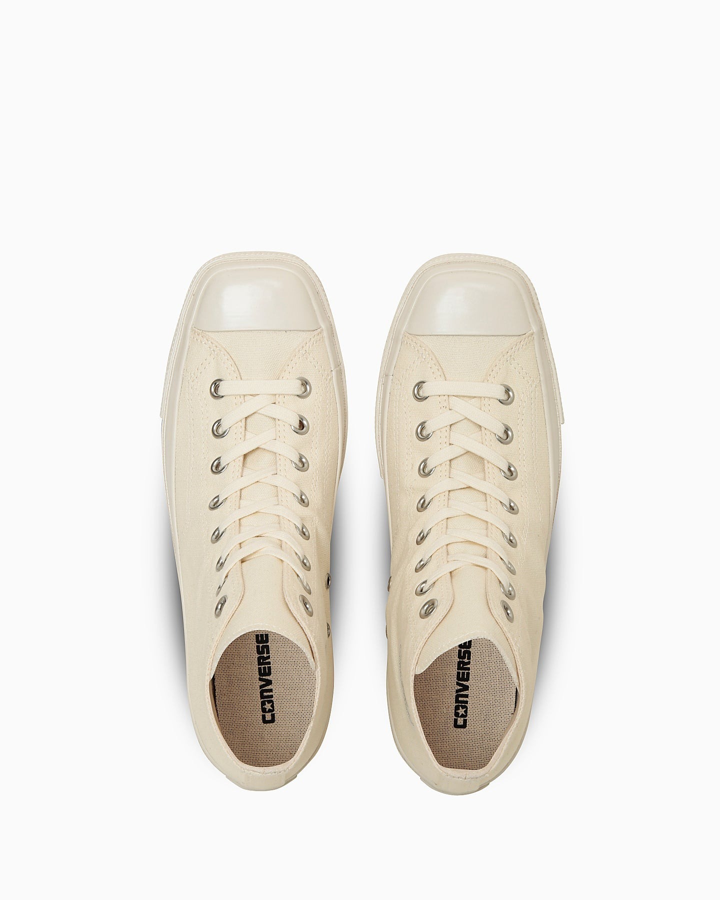 預購┃CONVERSE ALL STAR SQUARETOE HI 高筒 方頭 帆布鞋 米白色