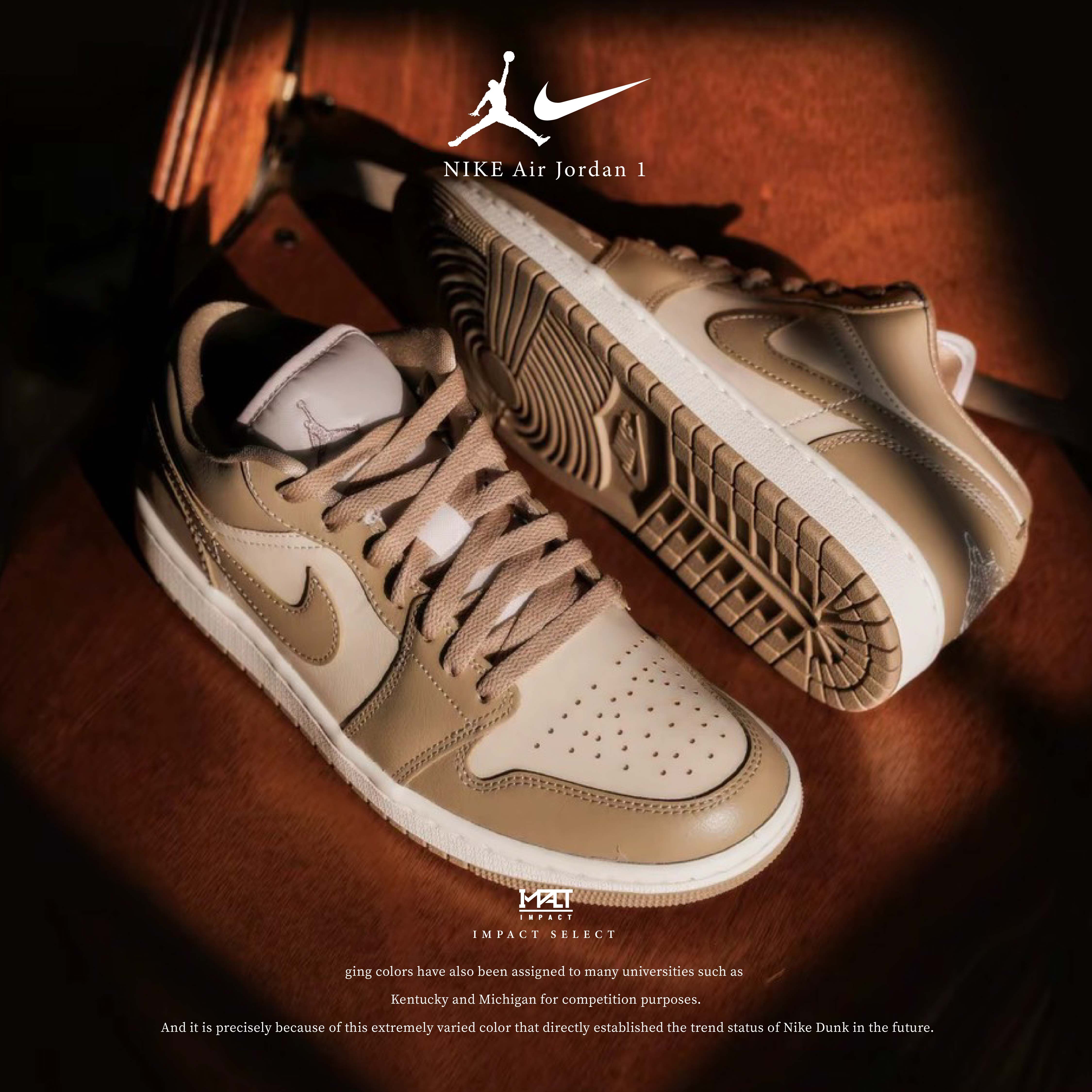 Air Jordan 1Low Desert Camo 摩卡奶蓋 卡其色 DC0774-203