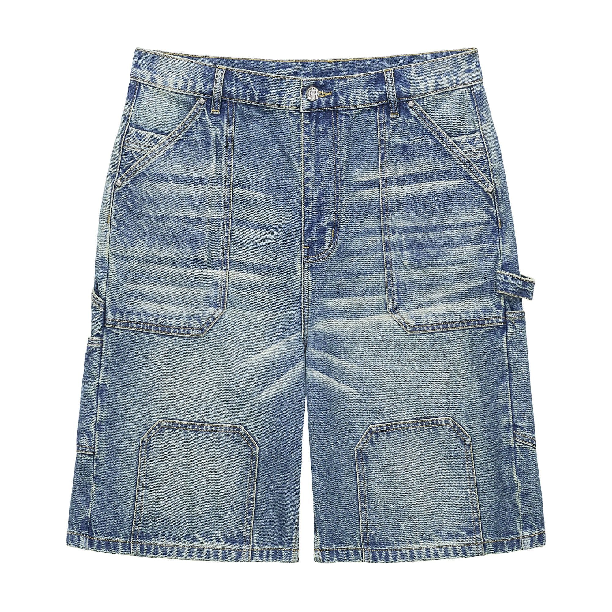 MENACE｜Carpenter Shorts (Stonewashed Denim)