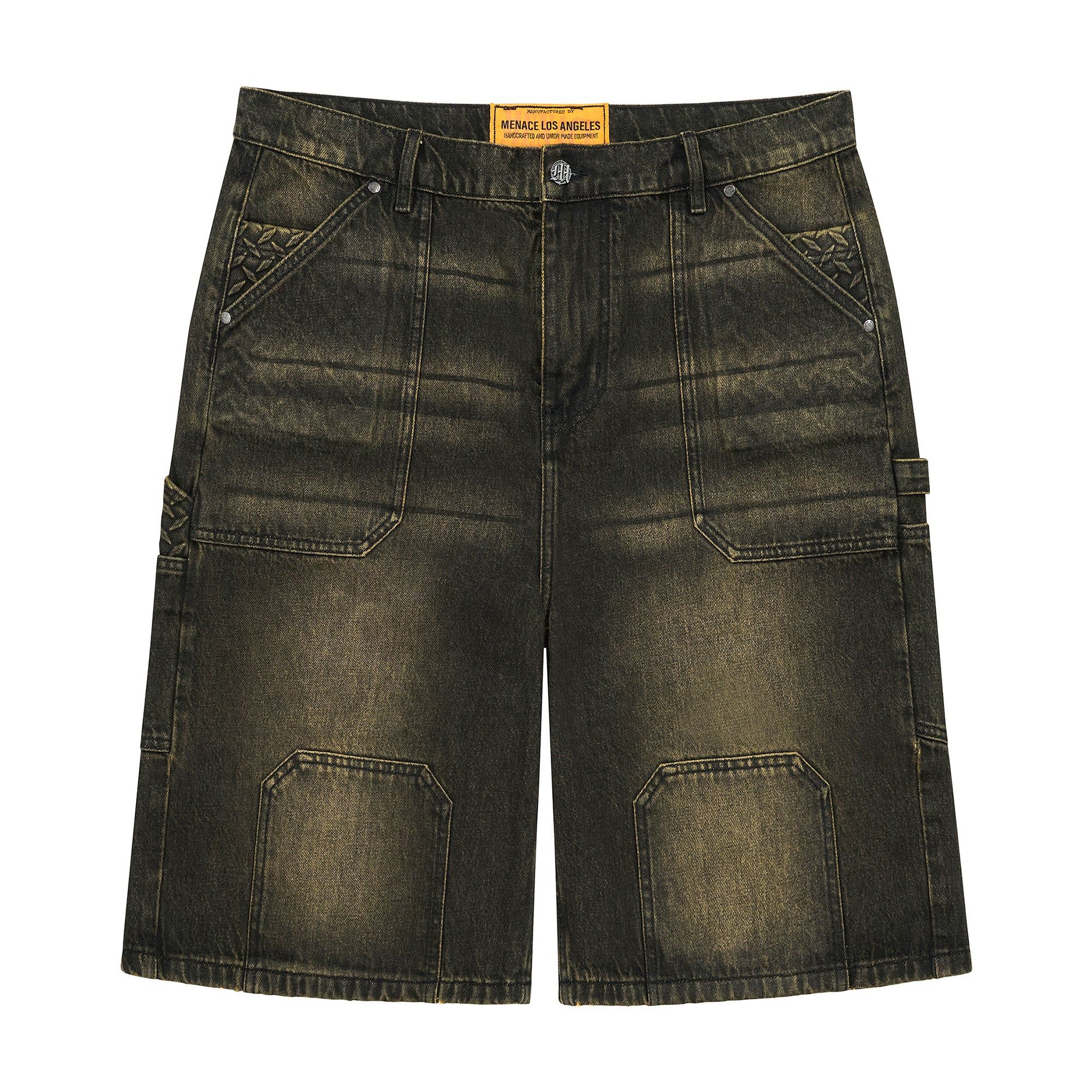 MENACE｜Carpenter Shorts (Rusted Black Denim)
