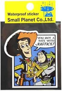 玩具總動員 漫畫風格 胡迪和巴斯光年 防水貼紙｜SMALL PLANET 日本
