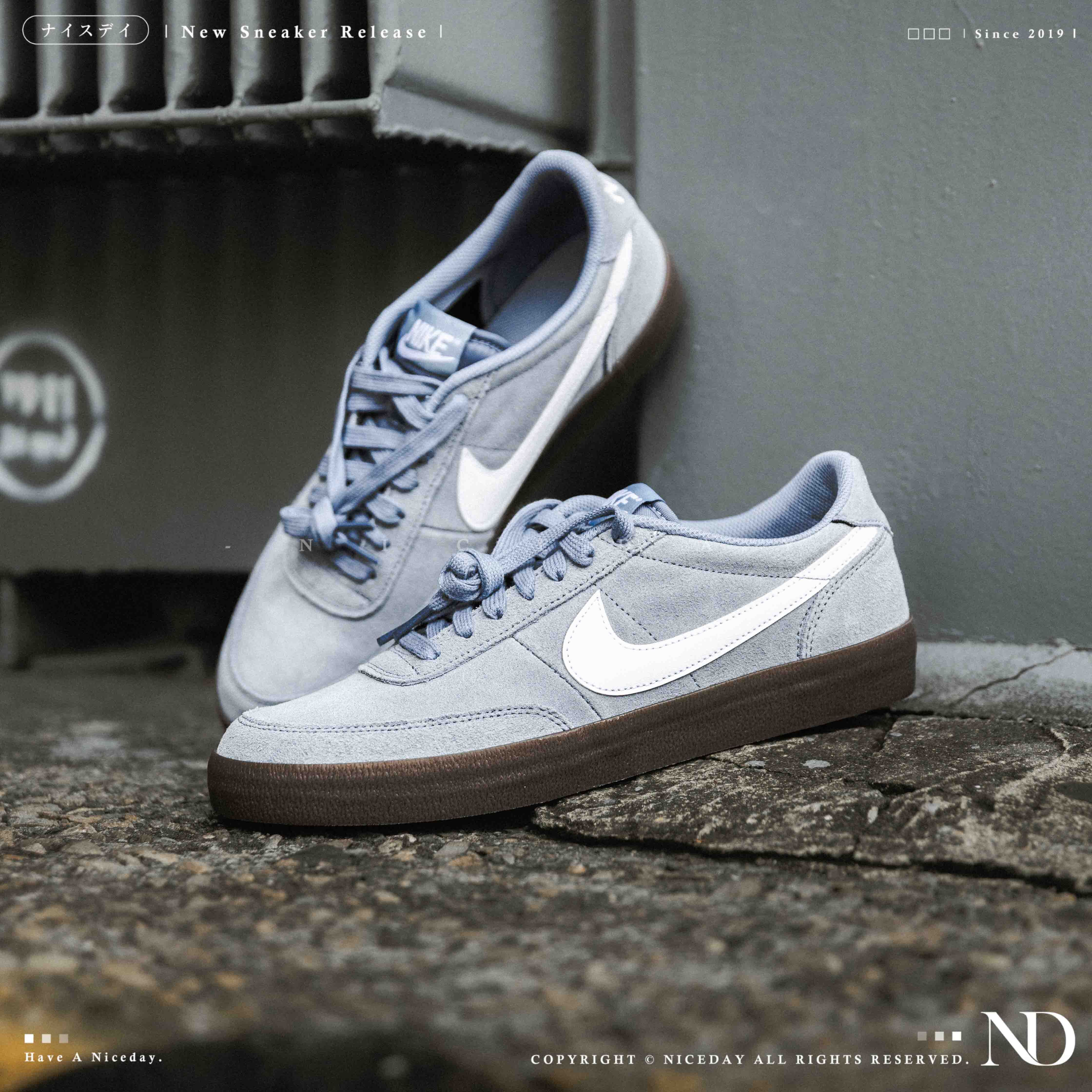 NICEDAY 現貨 Nike Killshot 2 藍灰 灰藍 麂皮 灰 復古 板鞋 男鞋 FQ8903-401