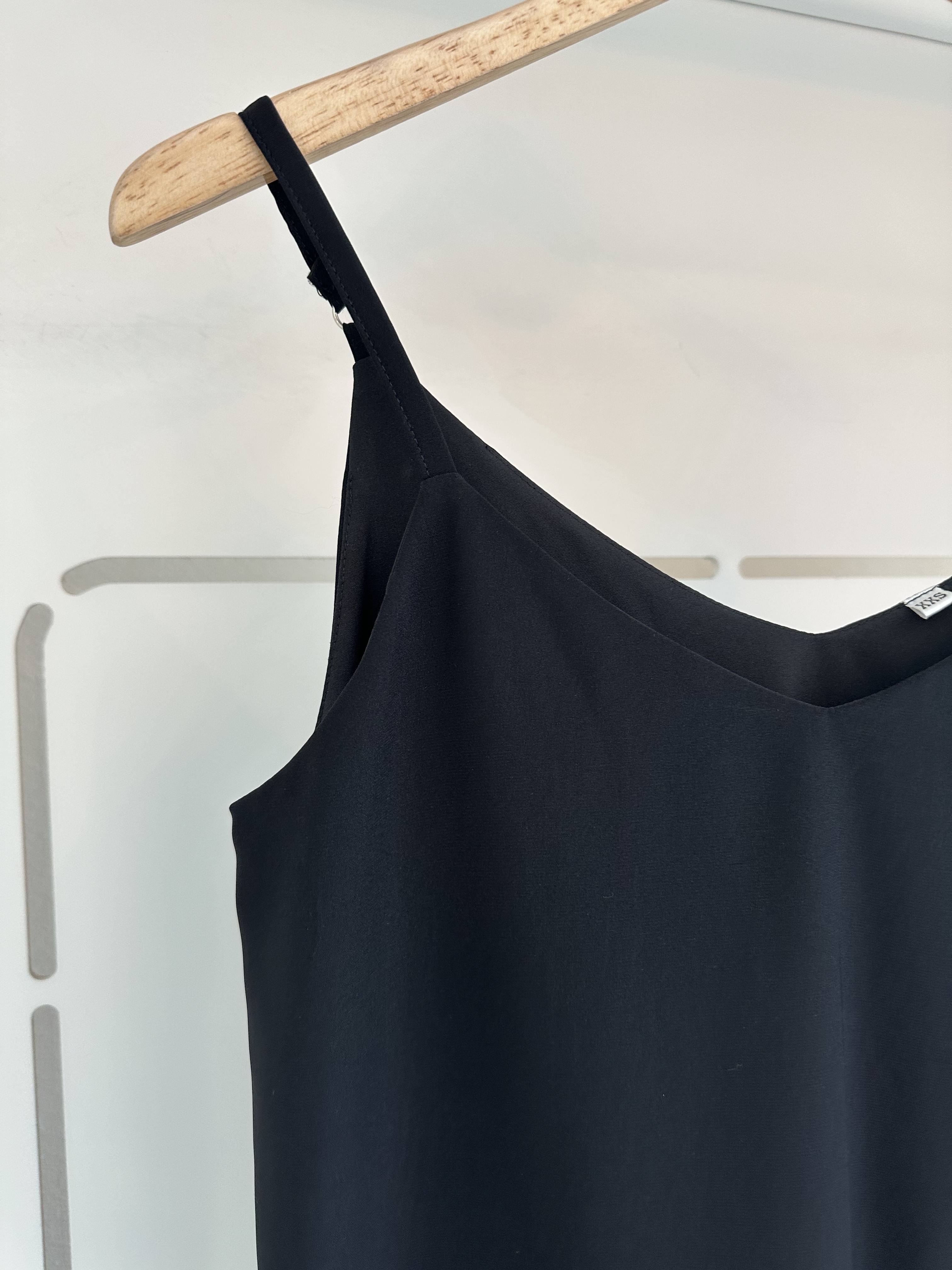 STRAP CHIFFON BLOUSE