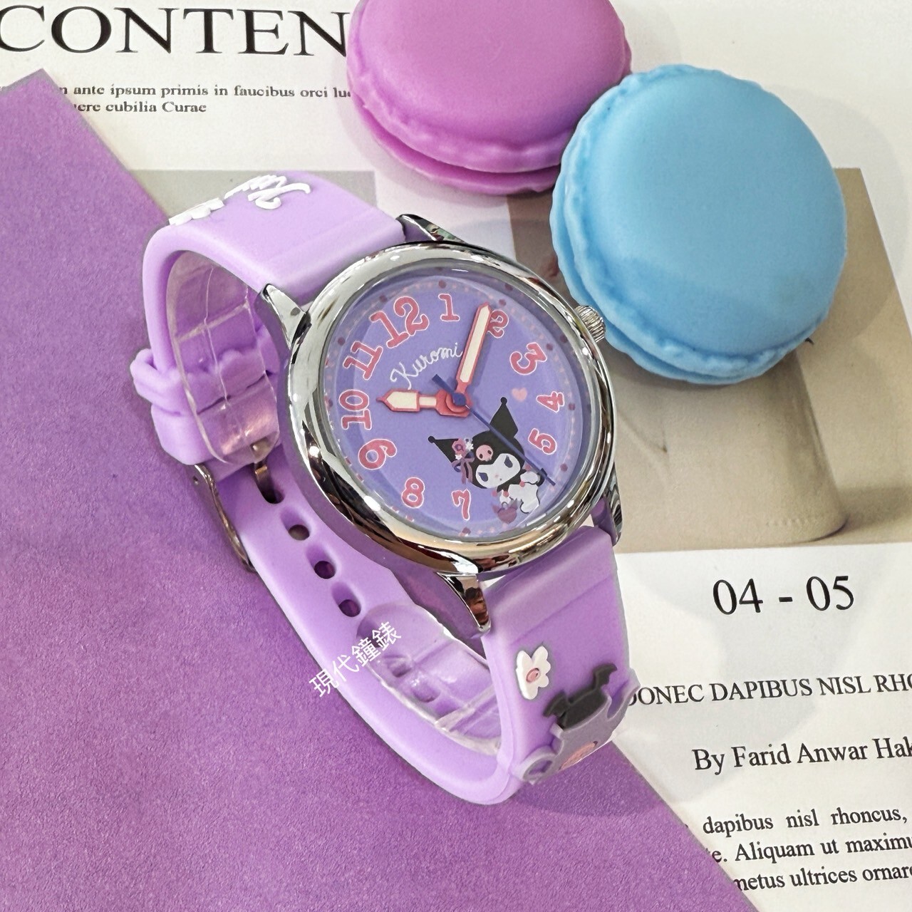 【HELLO KITTY】庫洛米系列俏皮立體圖案兒童錶 KT081LWVV1 30mm 現代鐘錶