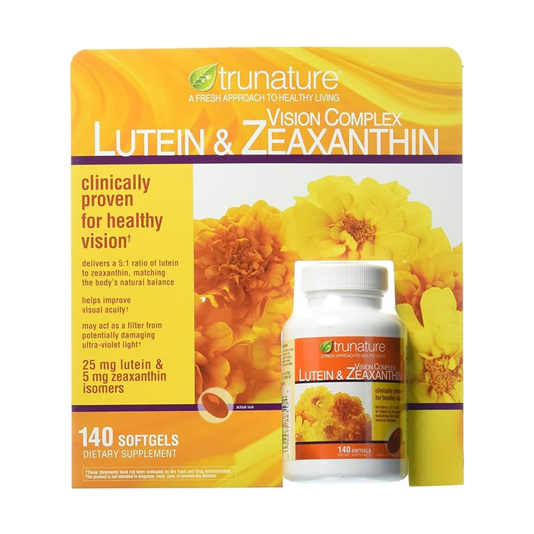 Trunature Vision Complex Lutein & Zeaxanthin, 140 Softgels  [Exp : 04/2027 ]