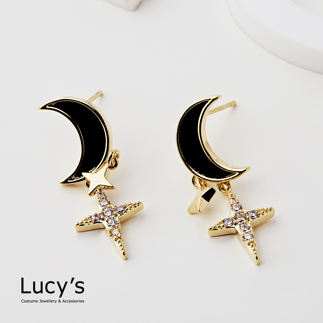 閃耀月光 耳環 (二色) (121546/121547)