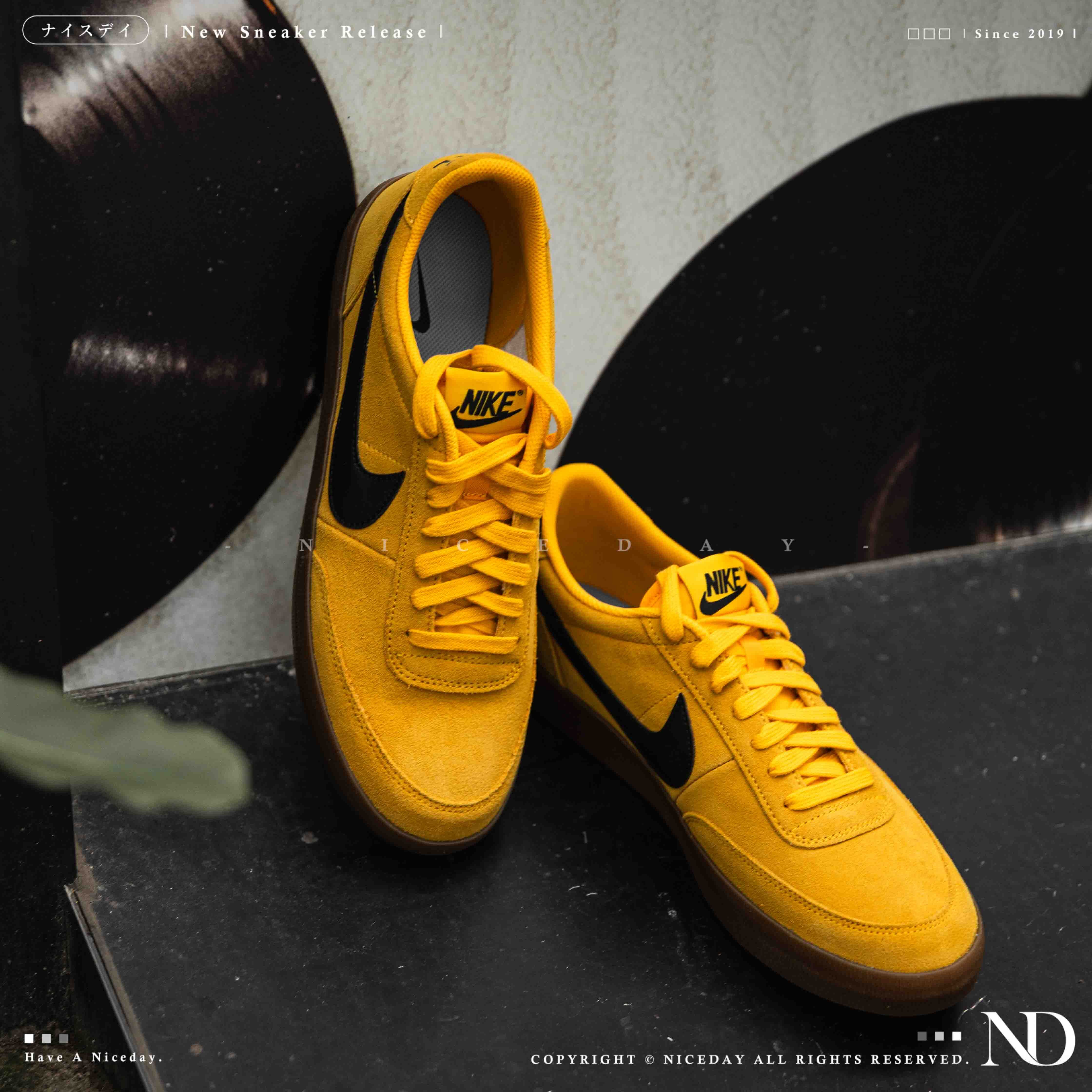 NICEDAY 現貨 Nike Killshot 2 黃黑 黑黃 橘黃 麂皮 李小龍 板鞋 男鞋 FQ8903-700