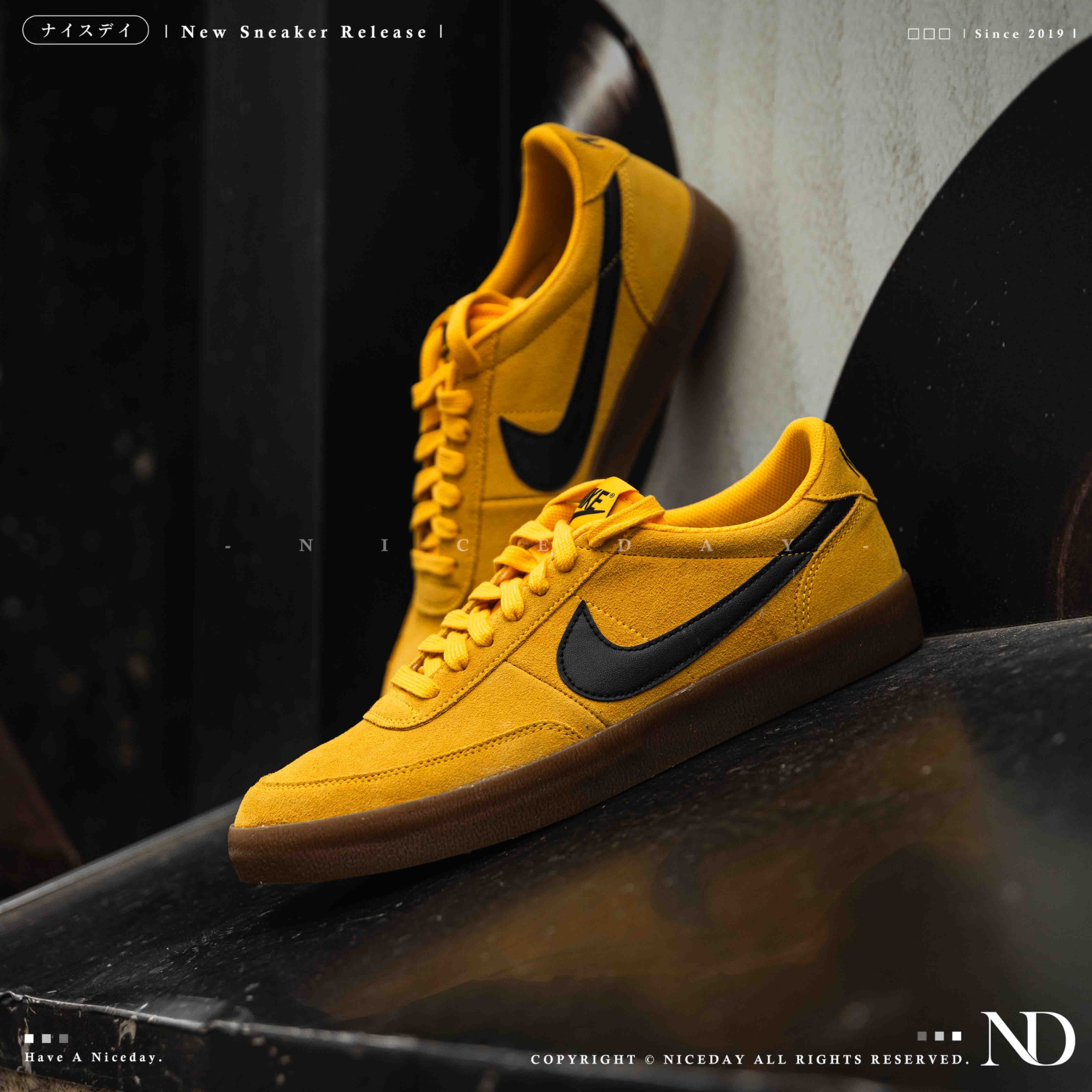 NICEDAY 現貨 Nike Killshot 2 黃黑 黑黃 橘黃 麂皮 李小龍 板鞋 男鞋 FQ8903-700