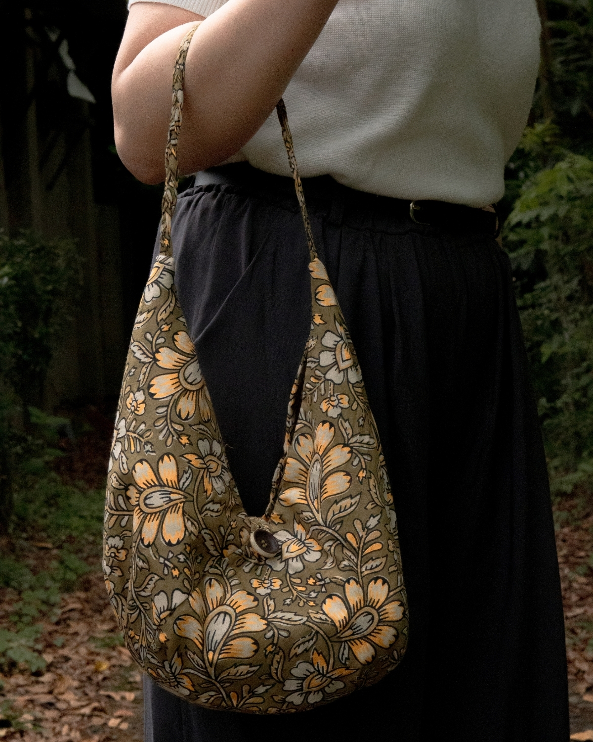 印度蓋染工藝 蝴蝶編織包 - 風鈴木