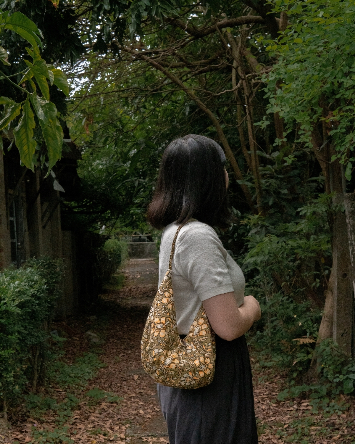 印度蓋染工藝 蝴蝶編織包 - 風鈴木