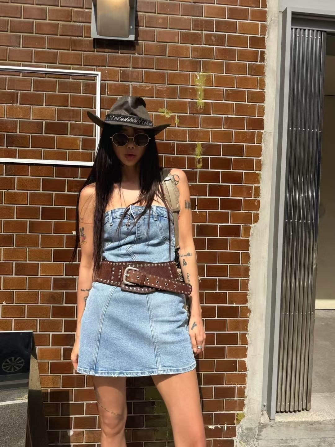 法棍牛仔連身裙