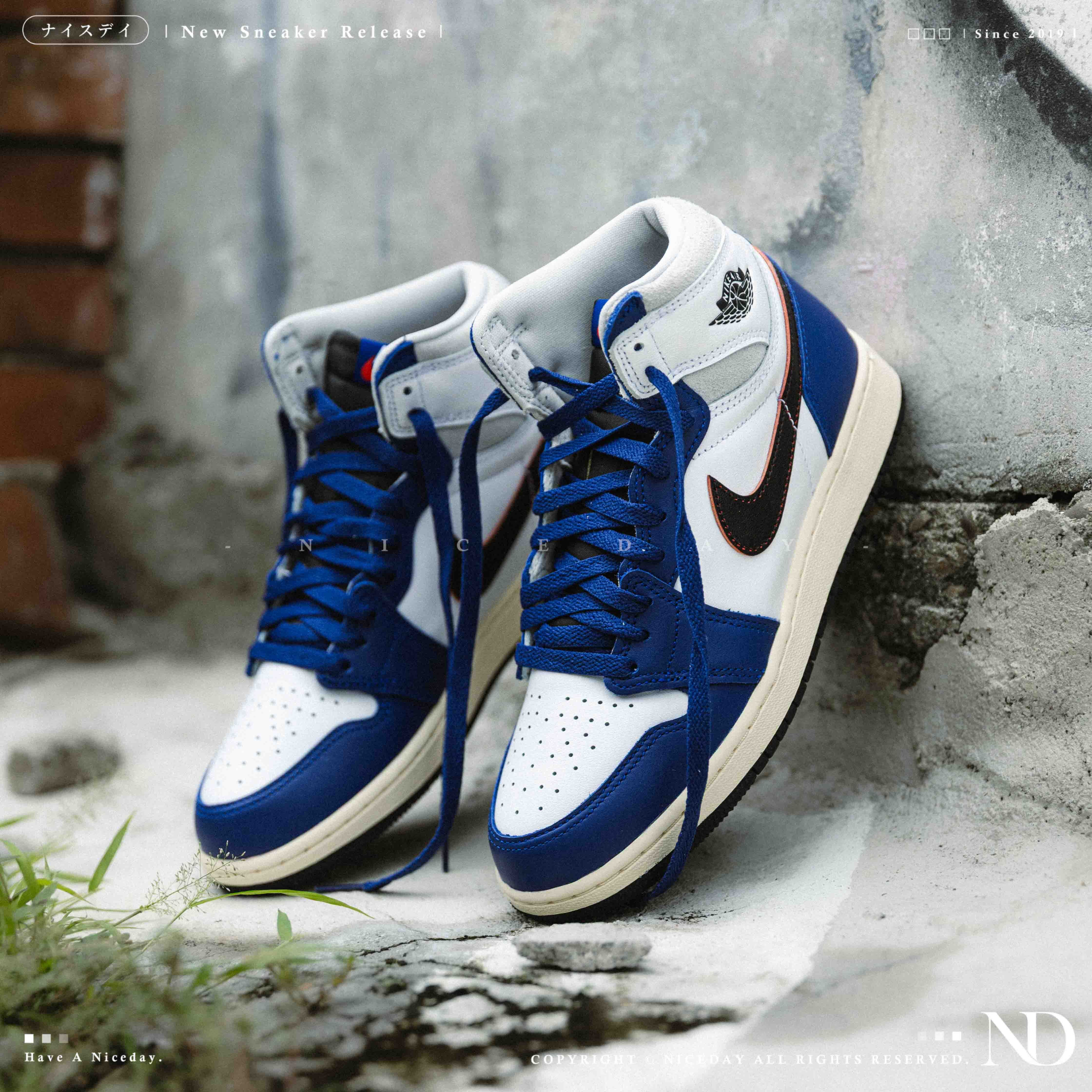 NICEDAY 現貨 Air Jordan 1 High OG 皇家 深藍 藍白 藍 大童 女鞋 童鞋 GS FD1437-100