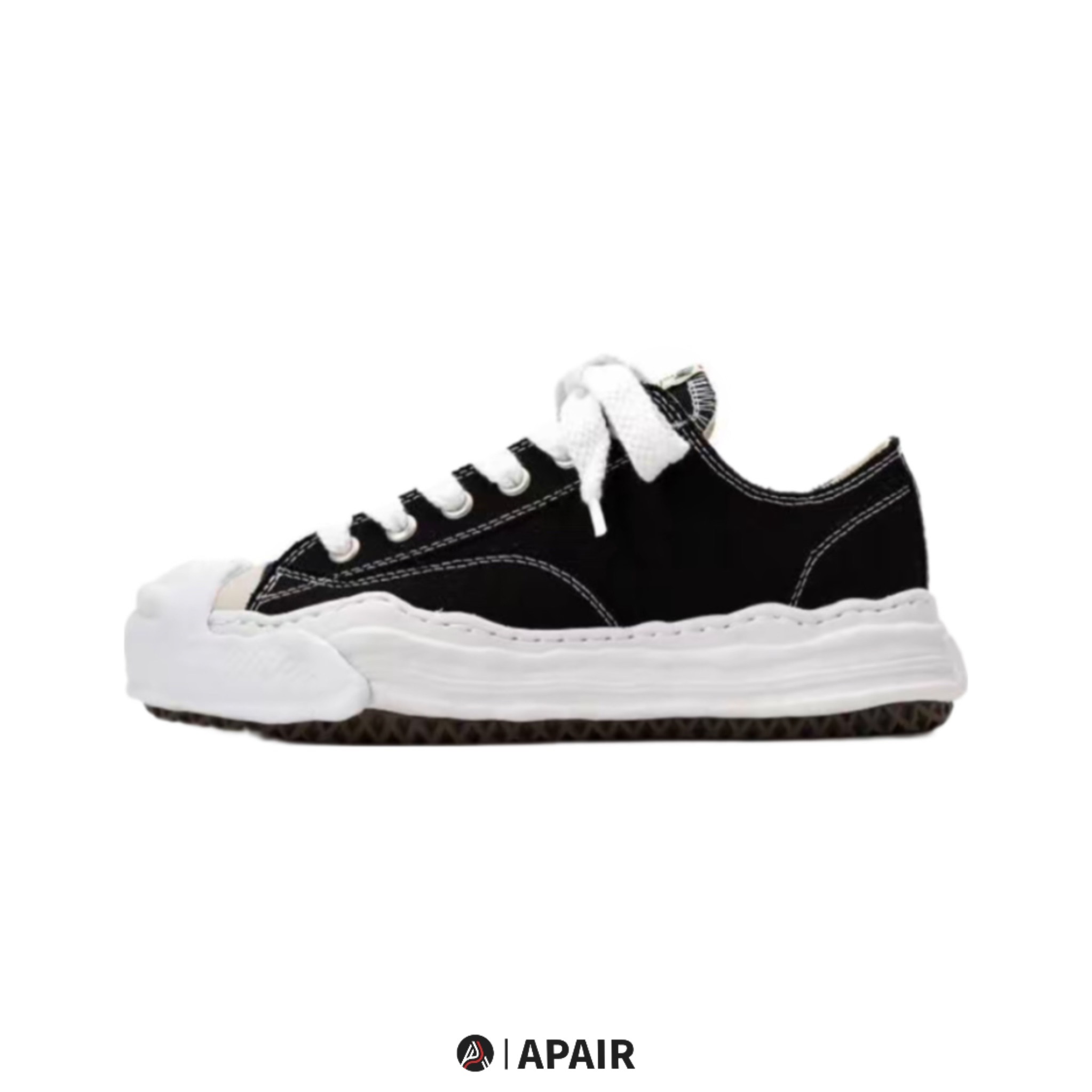 【APAIR】預購 Maison Mihara Yasuhiro hank original Sole Toe cap 黑色 MMY溶解鞋 A05FW702