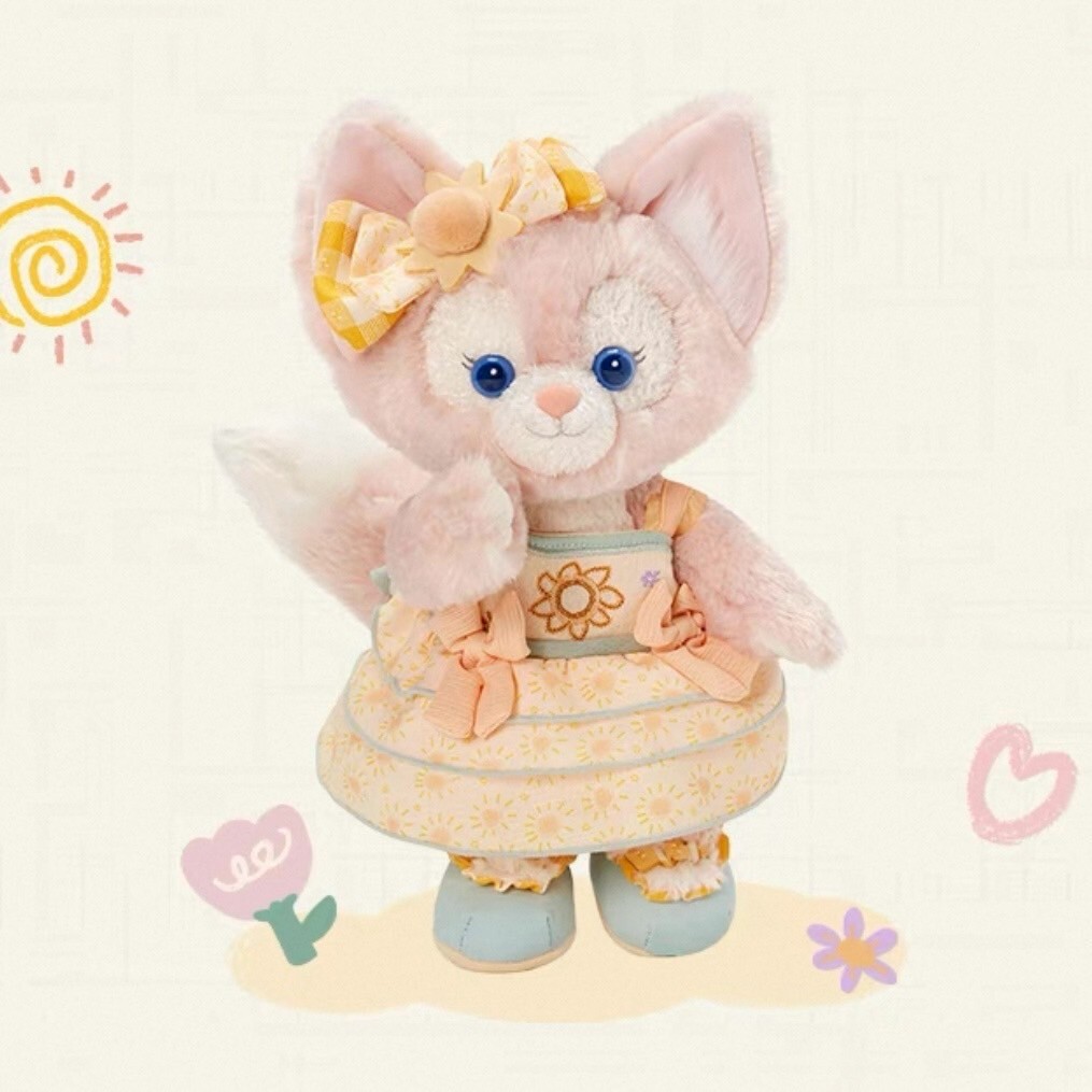 達菲 Duffy 與好友們 自然的色彩系列 玲娜貝兒 Lina bell SS號 娃娃 玩偶 -上海迪士尼樂園