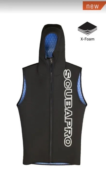 Everflex hooded vest男款頭套背心 3mm - scubapro