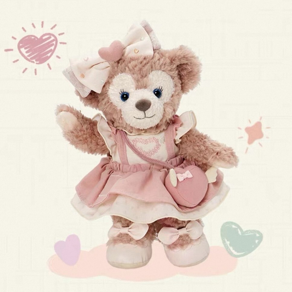 達菲 Duffy 與好友們 自然的色彩系列 雪莉玫 ShellieMay SS號 娃娃 玩偶 -上海迪士尼樂園