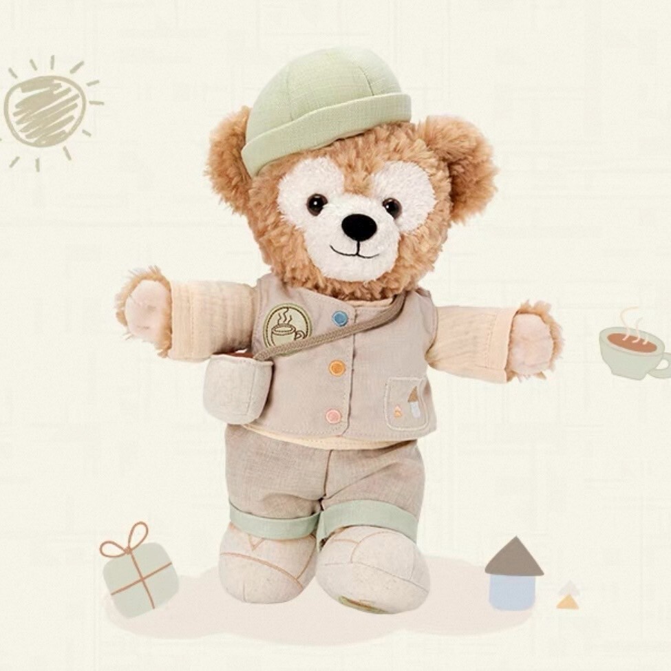 達菲 Duffy 與好友們 自然的色彩系列 達菲 Duffy SS號 娃娃 玩偶 -上海迪士尼樂園