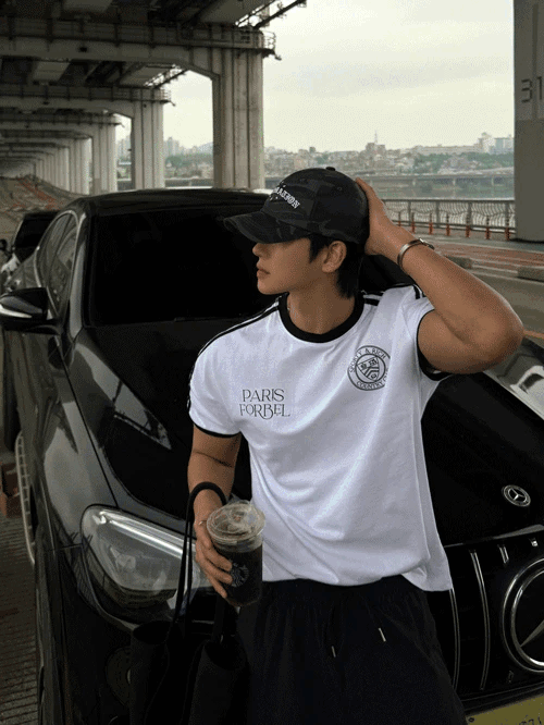 Paris Pobel Track Ringer 撞色軌道短袖T卹