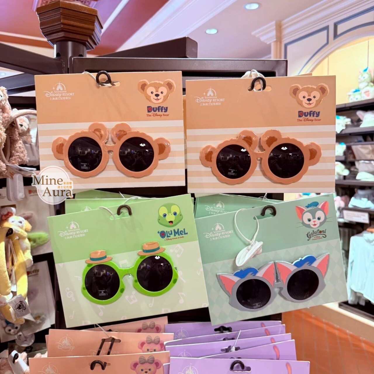 達菲 Duffy 造型太陽眼鏡 墨鏡 -上海迪士尼樂園