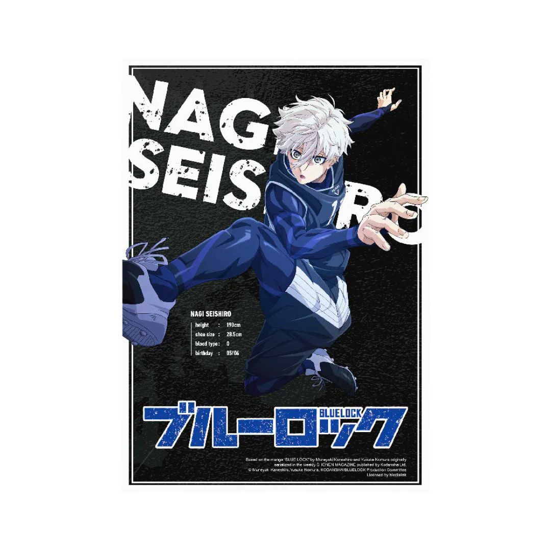 劇場版 藍色監獄 A3 金屬海報 - 凪