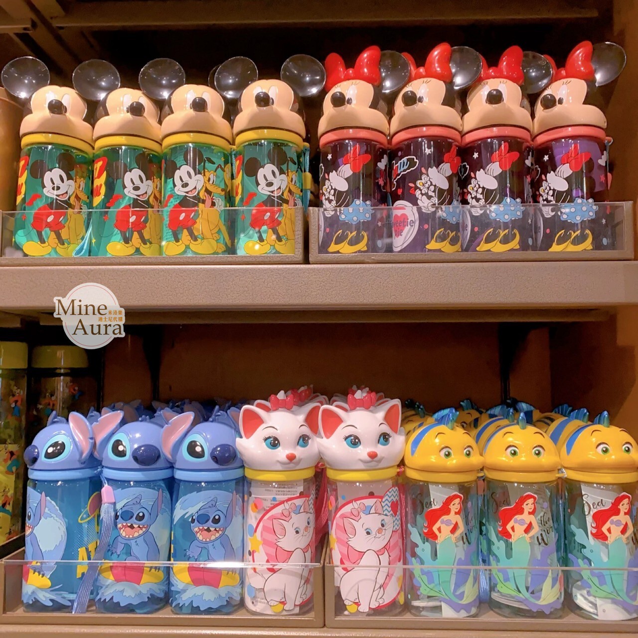 小比目魚 Floud 立體大頭造型 水壺 小美人魚 The Little Mermaid -上海迪士尼樂園