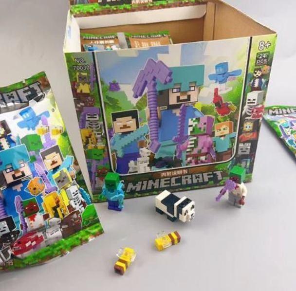 我的世界积木盲袋（人物+动物）