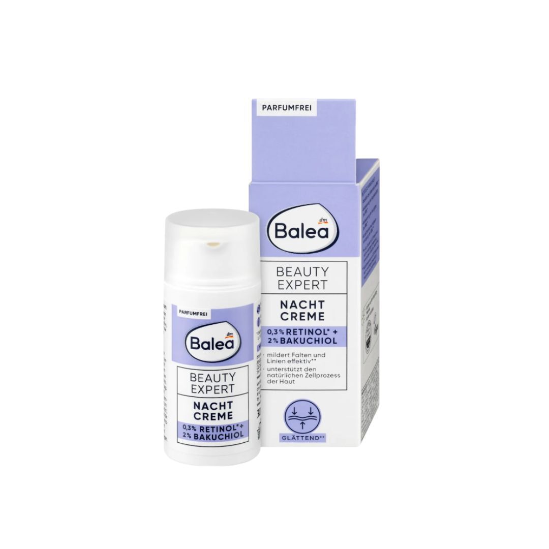 Balea Beauty Expert 0.3%視黃醇+ 2%補骨脂酚晚霜 30ml