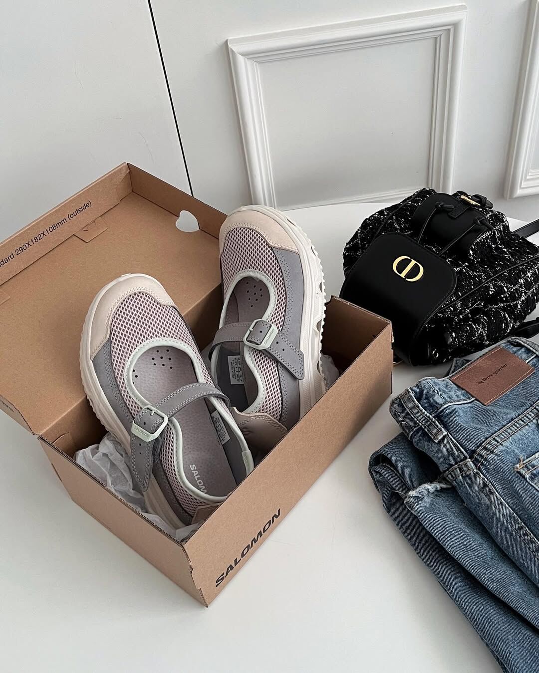 Salomon RX Marie-Jeanne 日本新款 奶油淺灰 所羅門 瑪莉珍鞋 l47750400