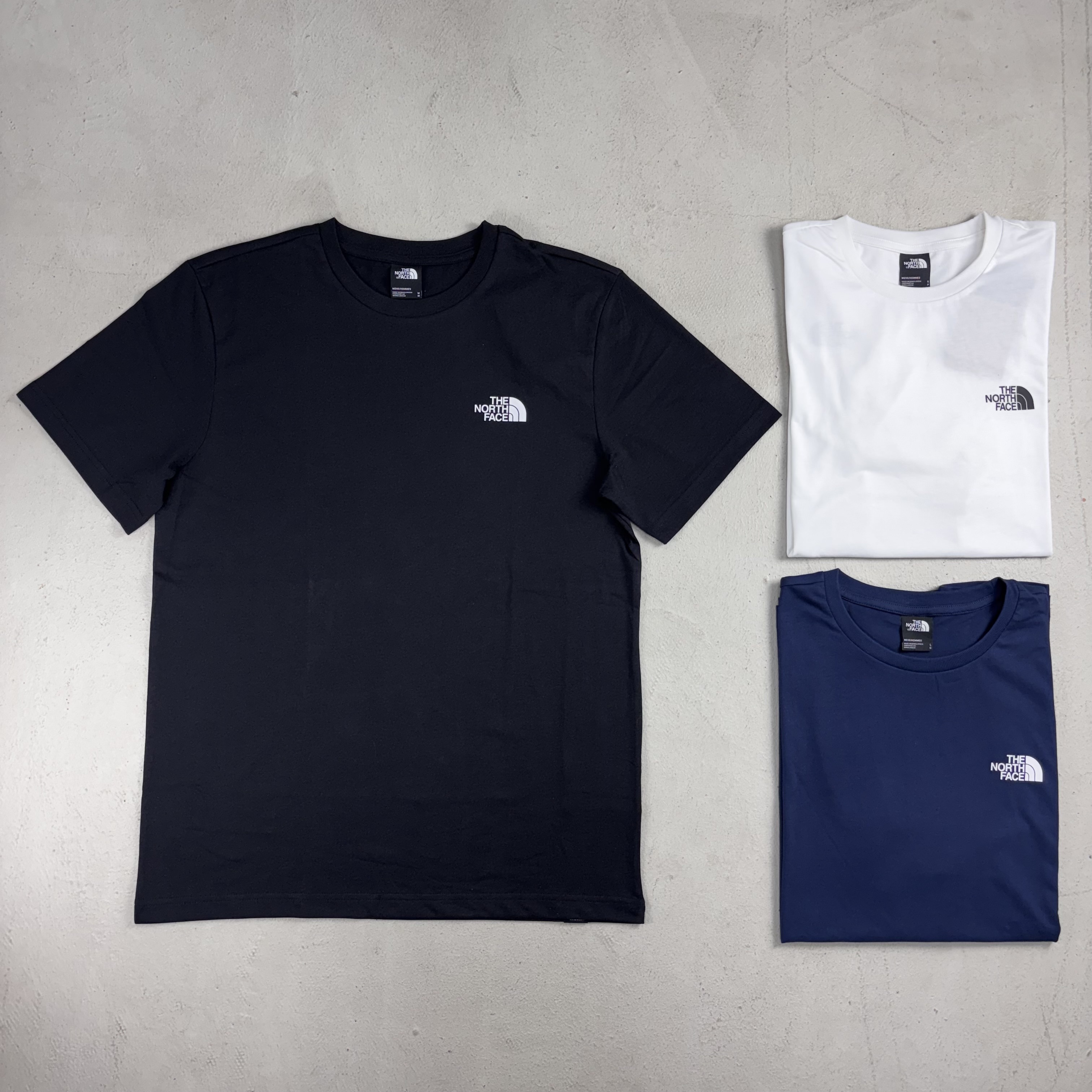 The North Face 正反經典標短袖 黑/白/藍【NF0A87NGJK31NFJK3/NF0A87NGFN41NFFN4/ NF0A87NG】