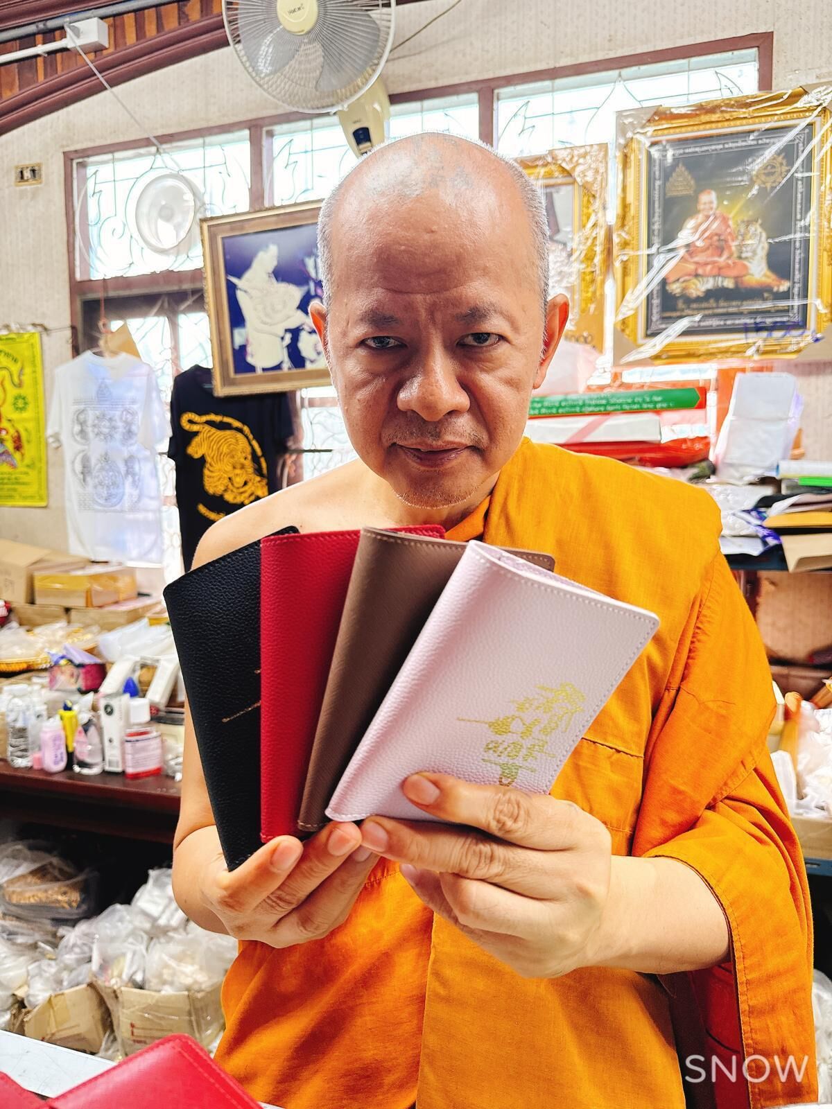 龍婆本廟 開光 符紋招財保平安 證件套 護照套