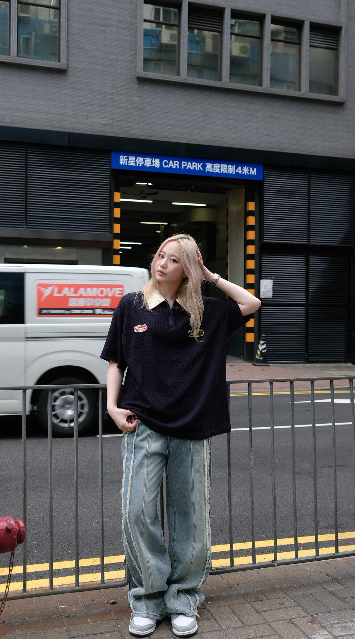 ST0054 印章Halfzip polo