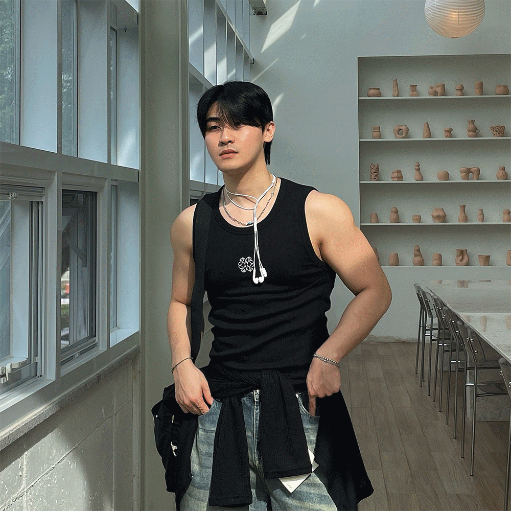 羅埃刺繡無袖上衣