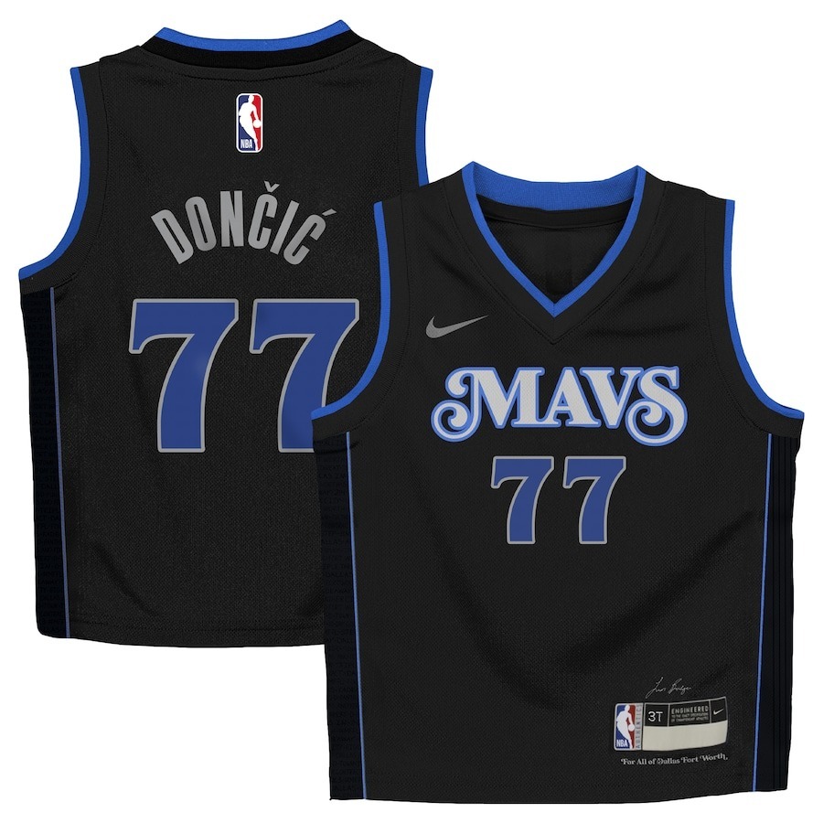 NBA球衣 Luka Doncic 達拉斯小牛城市 童裝 Nike Replica 全新 小童 幼童 非青年版