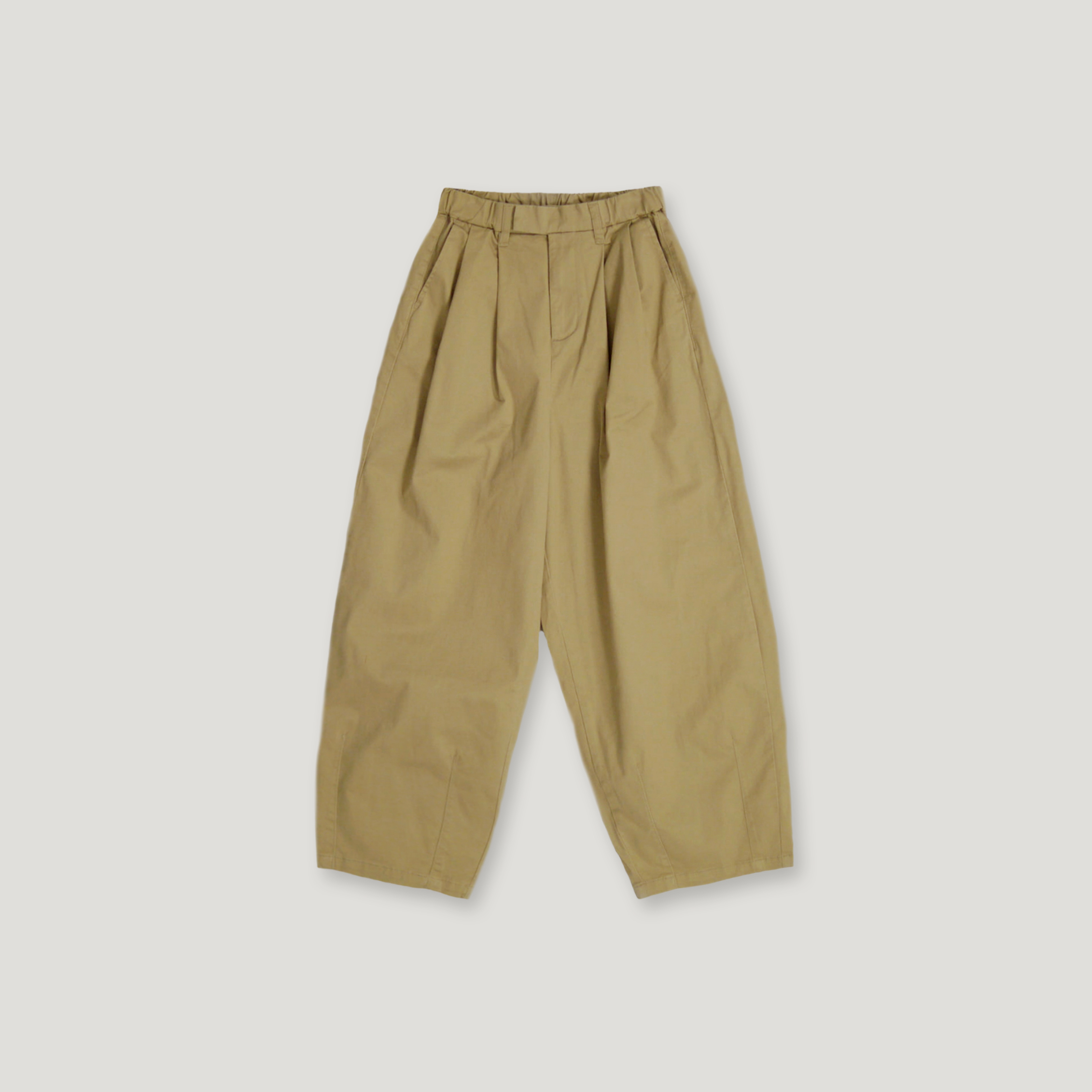 J.P.L. 定番高腰斜紋棉繭型褲 ╭ 4色 ╮