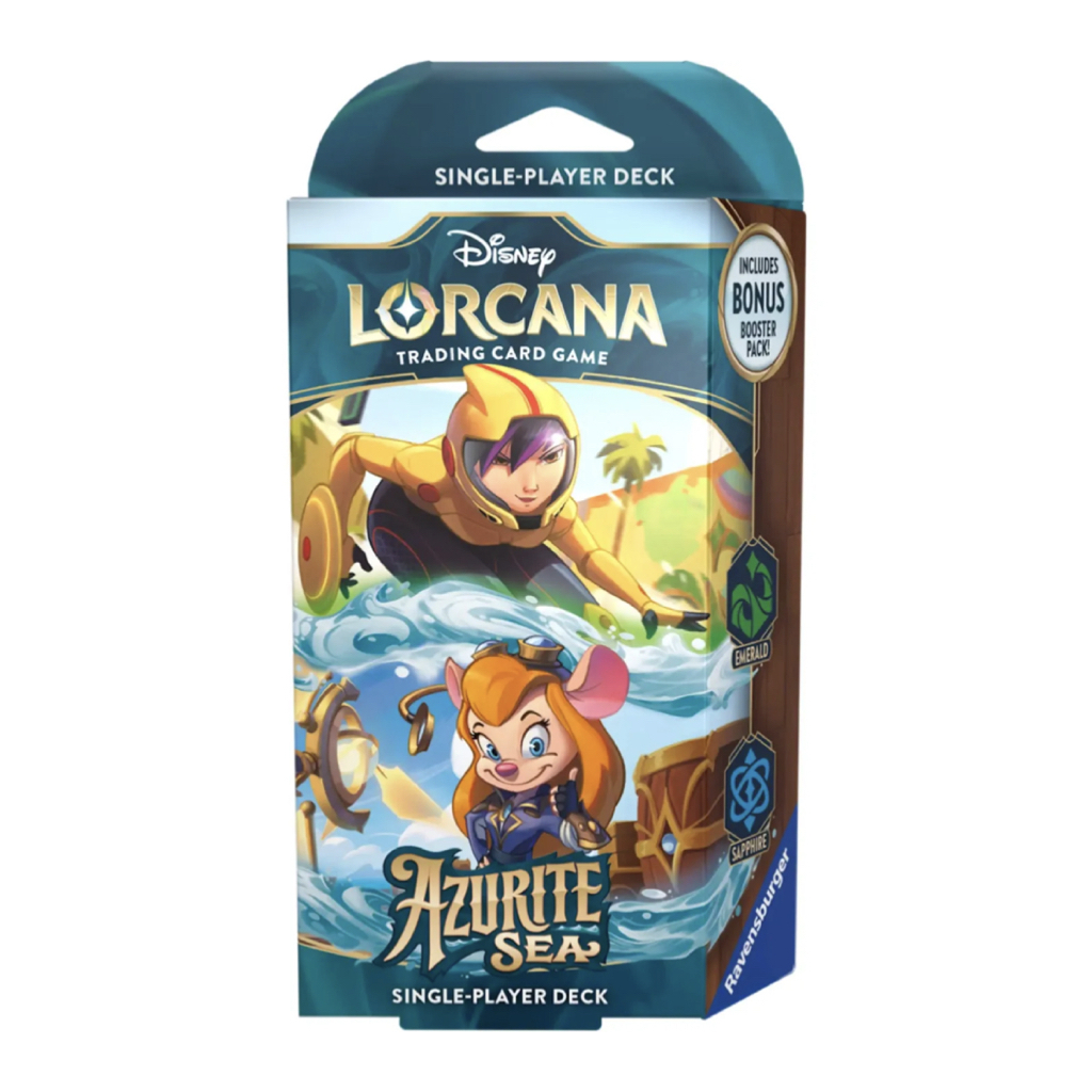 Disney Lorcana Set 6 Azurite Sea Starter Deck Genius Reinvented