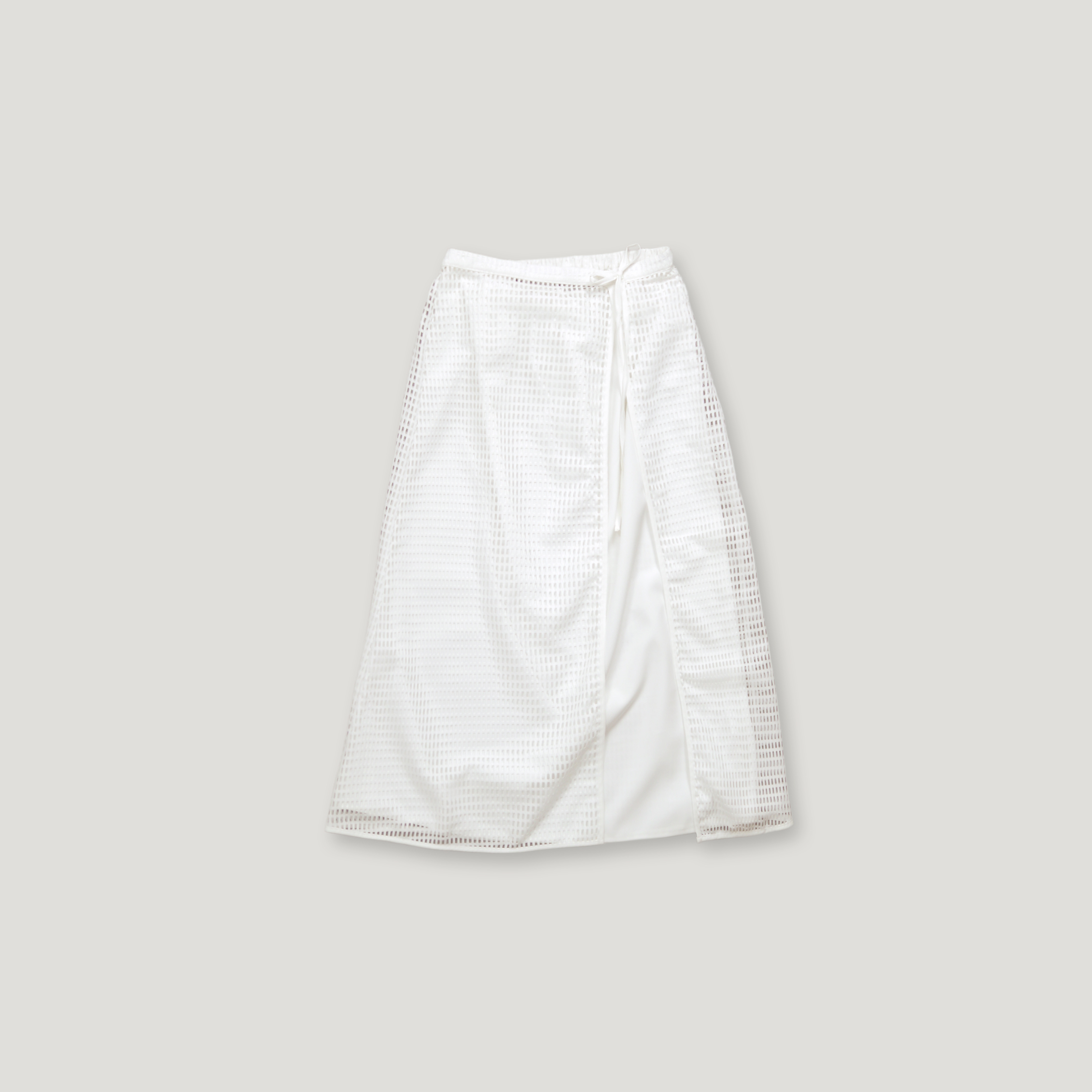 J.P.L. 繫帶網格片裙 ✕ 襯裙 ‹ Set › ‹ 2 Way ›