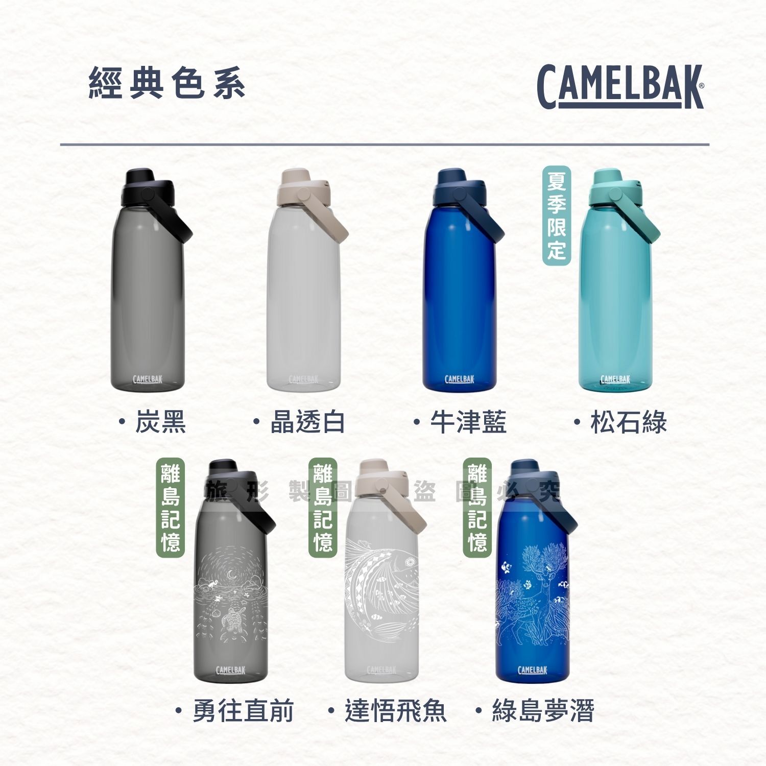 CAMELBAK Chug 戶外運動水瓶 1500ml 離島系列限量上市