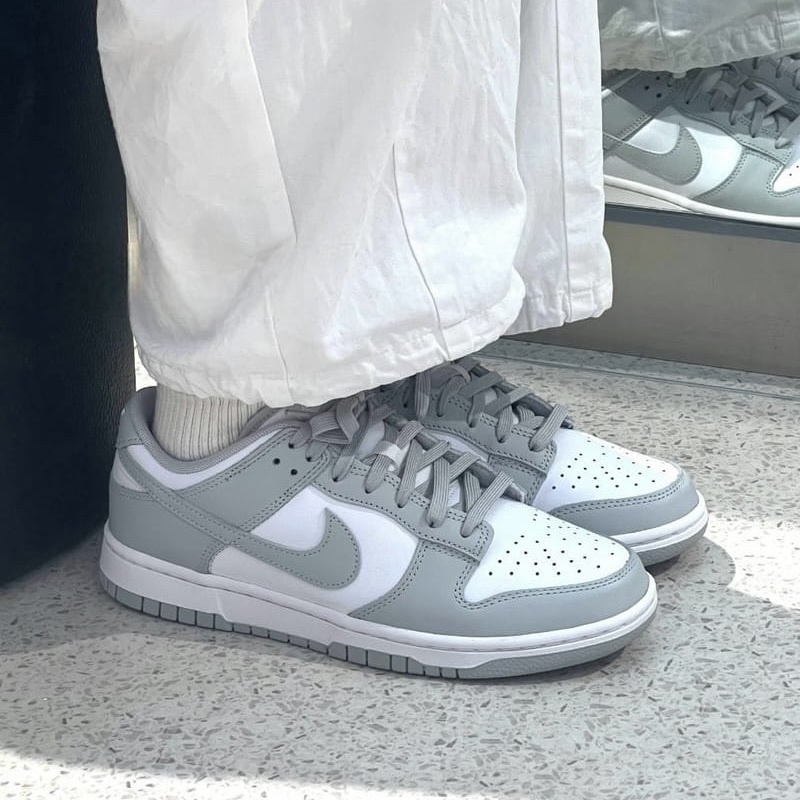 Nike Dunk Low Light Smoke Grey 灰白 低飽和 水泥灰 低筒休閒鞋