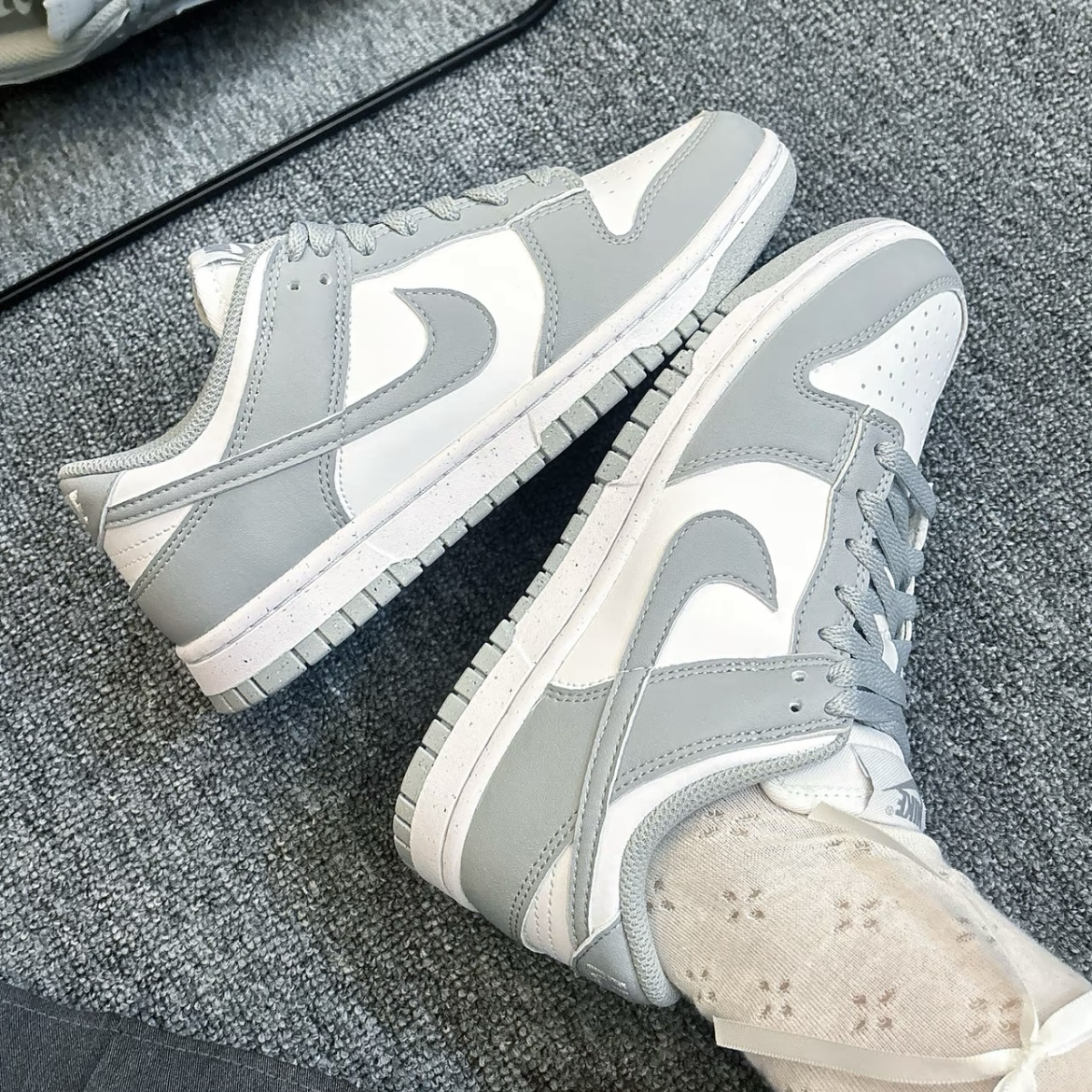 Nike Dunk Low Light Smoke Grey 灰白 低飽和 水泥灰 低筒休閒鞋