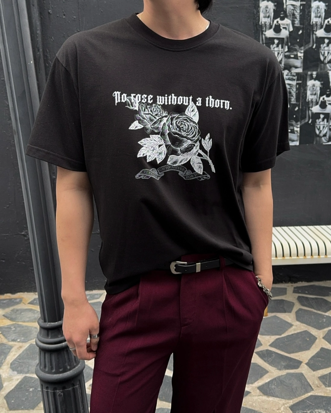 (韓國獨家特價)Rose Ruel 短袖T卹