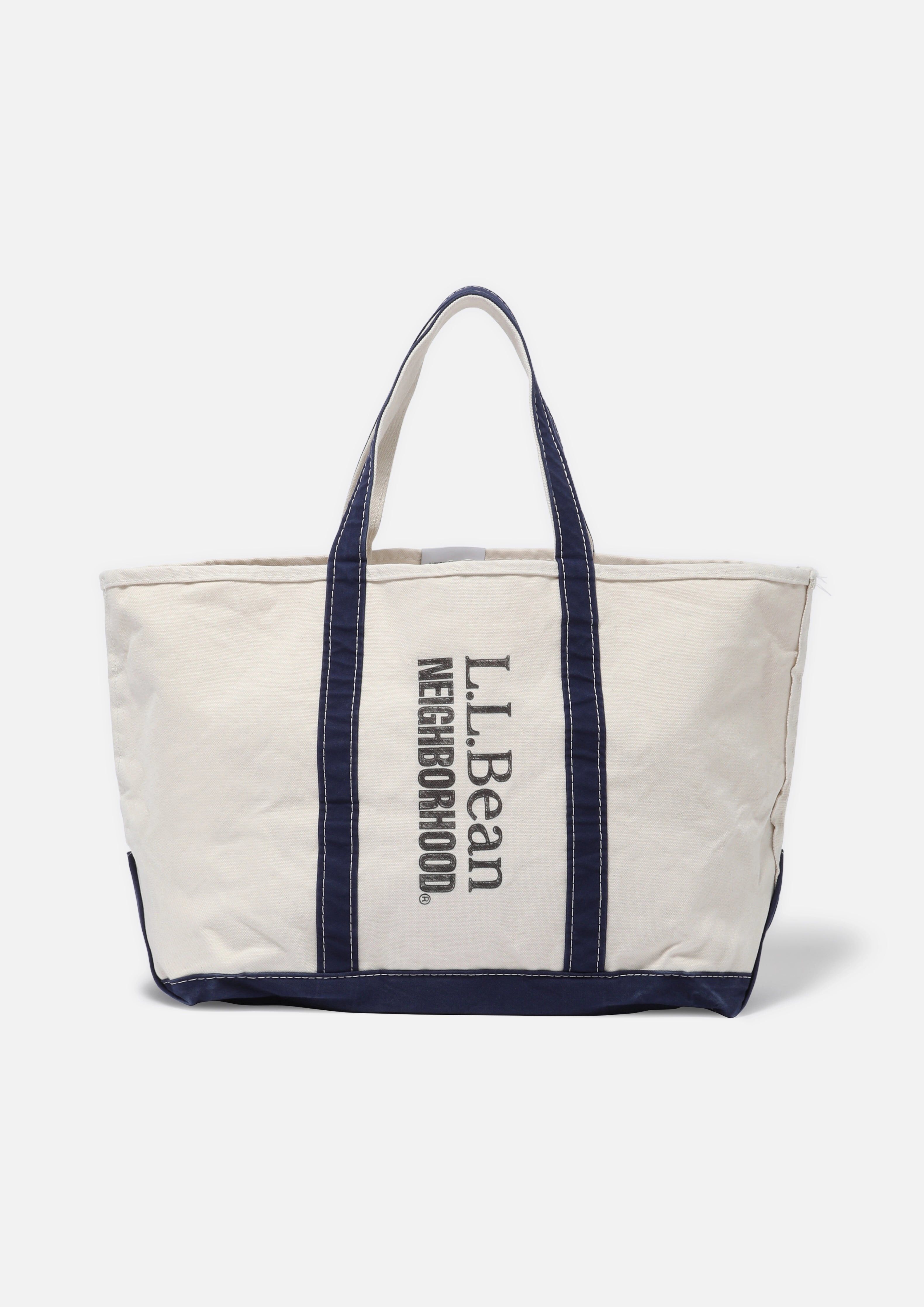 『代購+現貨商品』2025SS NEIGHBORHOOD NBHD NH X L.L.BEAN . TOTE-L 手提包 托特包 硬挺 媽媽包 現貨 251PTLBN-CG02