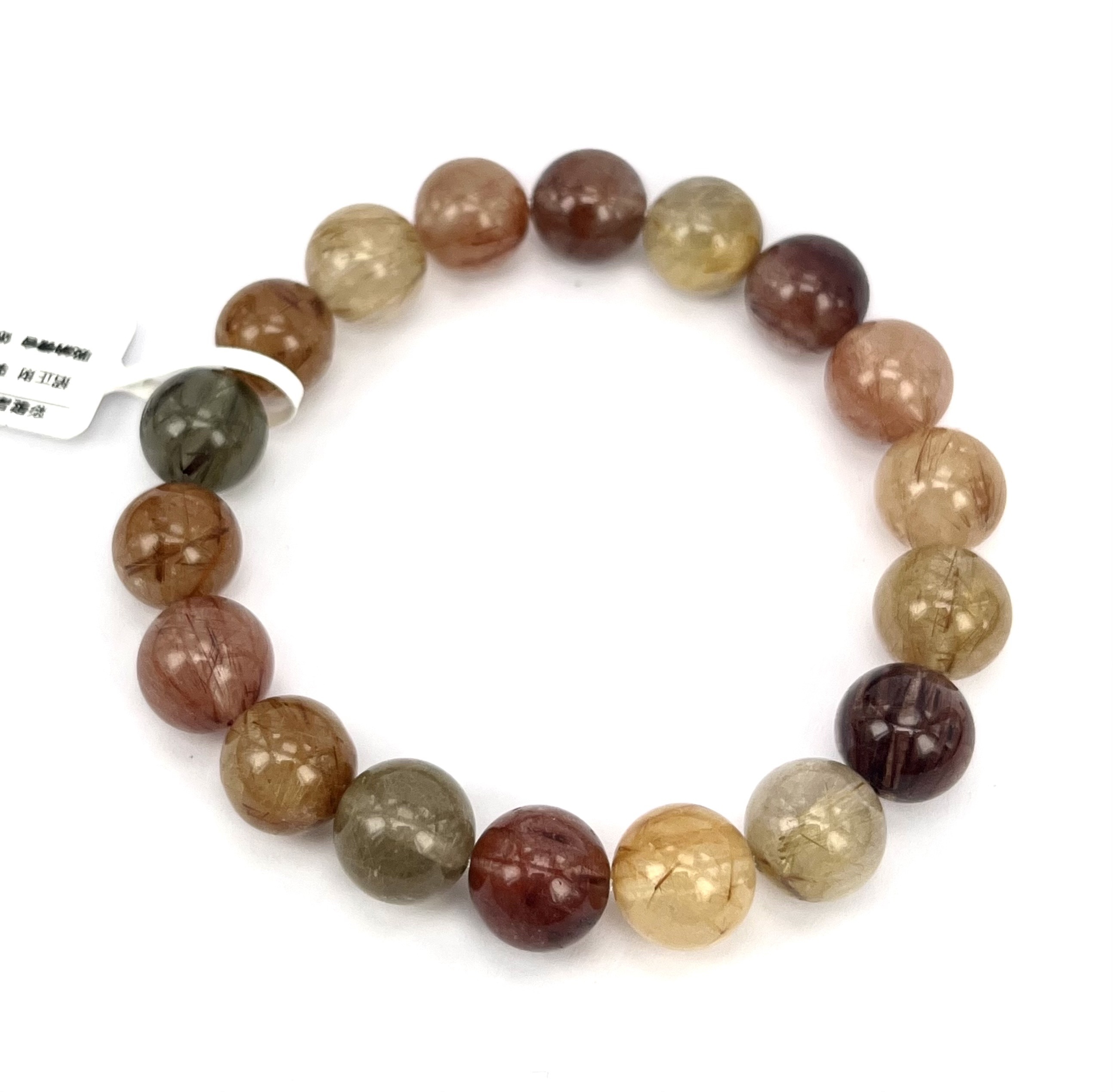 彩髮晶手鏈11mm (5746)