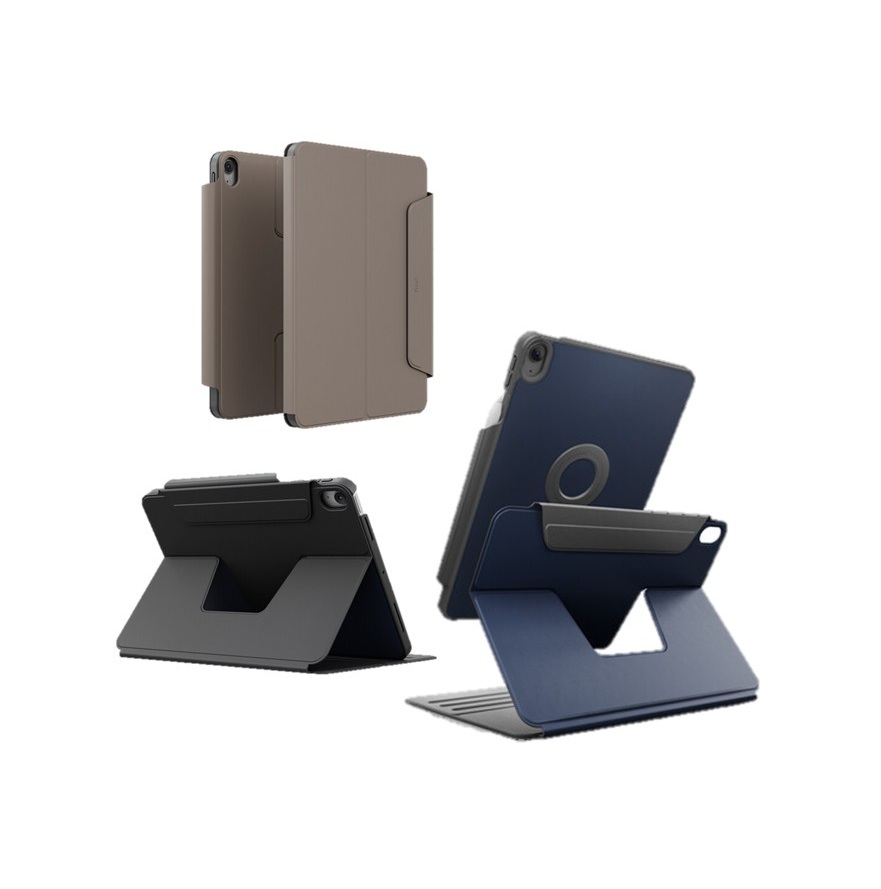 UNIQ Rovus SnapMount iPad Air 11"/13" (M2-M3) 磁吸式 360 度旋轉可拆式保護殼