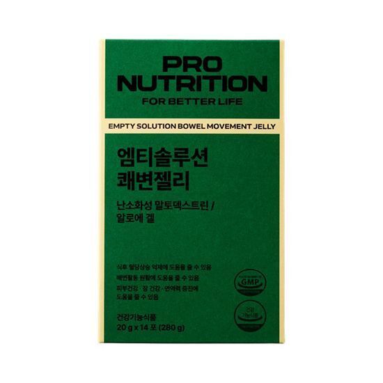 PRO NUTRITION For Better Life Empty Solution Bowel Movement Jelly (14 Packets)